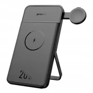 Powerbanki - Powerbank Indukcja Qi Stojak Magsafe 2w1 Na Telefon + Zegarek 10000mah 20w / Power Stand - miniaturka - grafika 1