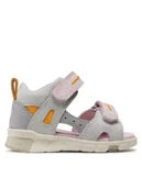 Buty dla dziewczynek - ECCO Sandały Mini Stride Sandal 76114151929 Szary - miniaturka - grafika 1