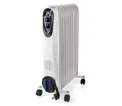 Nagrzewnice - Nedis HTOI30WT11 - Przenośna nagrzewnica olejowa z 11 żebrami 1000/1500/2500W/230V - miniaturka - grafika 1