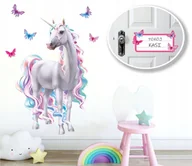 Naklejki na ścianę - Jednorożec Unicorn Naklejki na ścianę 120cm KUC095 /NaklejkiOzdobne - miniaturka - grafika 1