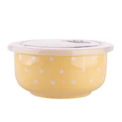 Miski i półmiski - Altom Miska z pokrywką, 550 ml, żółty - miniaturka - grafika 1