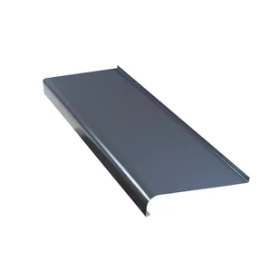 Parapet zewnętrzny stalowy grafit 25 cm - Blaty meblowe i parapety okienne - miniaturka - grafika 1