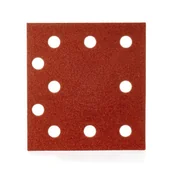 Materiały ścierne - Milwaukee papier ścierny 115x107 mm granulacja 240 10 otworów 10 szt. 4932492762 - miniaturka - grafika 1