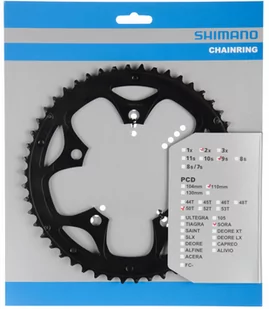 Shimano łańcuchowego arkuszy 50Z f. ochrona na palce pierścień FC-3550 Y1NB98080 - Łańcuchy rowerowe - miniaturka - grafika 1