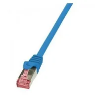Patchcordy - LogiLink Kabel sieciowy CQ2096S CAT 6 S/FTP AWG 27/7 RJ45 10 m Niebieski - miniaturka - grafika 1