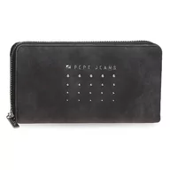 Portfele - Pepe Jeans Holly Portfel na karty Czarny 19,5x10x2 cms Skóra syntetyczna, czarny, Talla única, Portfel z wizytówką - miniaturka - grafika 1