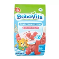 Kaszki dla dzieci - Bobovita Kaszka mleczno-ryżowa z sokiem malinowym - miniaturka - grafika 1