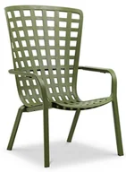 Fotele - D2.Design Fotel z podłokietnikami Folio zielony 200608 - miniaturka - grafika 1