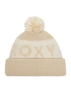 Czapki damskie - Roxy Czapka CEO-RX-W3-001-AW25 Beżowy - miniaturka - grafika 1