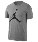 Odzież trekkingowa damska - Nike, Koszulka męska, M J JUMPMAN SS CREW CJ0921-091, szary, rozmiar L - miniaturka - grafika 1