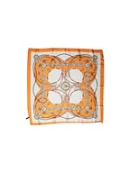 Apaszki i szaliki damskie - Pieces Pclakke May Square Scarf Box Damski szalik, Płomień pomarańczowy/szczegóły:ST2, rozmiar uniwersalny - miniaturka - grafika 1