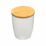 Pojemniki kuchenne - Słoik ceramiczny z bambusową pokrywką Seramik 0,85l - miniaturka - grafika 1