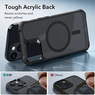 Etui ESR Air Armor Halolock Magsafe do Apple iPhone 15 Plus Frosted Black - Pozostałe akcesoria do telefonów - miniaturka - grafika 14