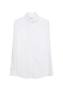 Seidensticker Męska koszula biznesowa slim fit, bez prasowania, długi rękaw, struktura, bawełna, klasyczna koszula, biały (biały 01), 41 - Koszule męskie - miniaturka - grafika 1