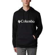 Bluzy sportowe męskie - Bluza Sportowa Z Kapturem Męska Columbia Csc Basic Logo - miniaturka - grafika 1