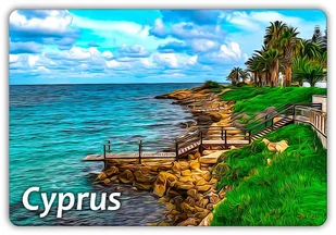 CYPR - Protaras - Turystyka - Kurort - Cyprus - Magnes na lodówkę - Magnesy CYPR - Protaras - Turystyka - Kurort - Cyprus - Magnes na lodówkę - Magnesy - miniaturka - grafika 1