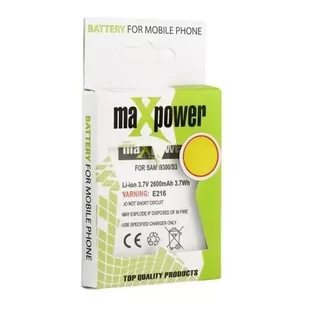 Bateria do Samsung S3 i9300 2600mAh MaxPowe r EB-L1G6LLU - Baterie i akcesoria - miniaturka - grafika 2