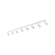 Lampy sufitowe - Biała listwa sufitowa z 8 reflektorami TK 6879 z serii TOP - miniaturka - grafika 1