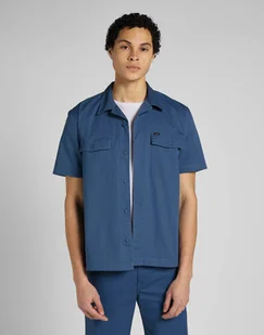 LEE SS CHETOPA SHIRT TWILIGHT BLUE L68POM71 112145433 - Lee - Koszule męskie - miniaturka - grafika 1