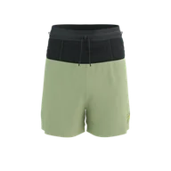 Spodnie sportowe damskie - COMPRESSPORT Spodenki biegowe TRAIL RACING OVERSHORT nile - miniaturka - grafika 1