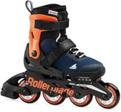 Rolki - Rollerblade Microblade Midnight Blue / Warm Orange 2021 - miniaturka - grafika 1