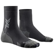 Skarpetki sportowe męskie - X-SOCKS Skarpety biegowe RUN DISCOVER CREW black/charcoal - miniaturka - grafika 1