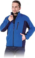Bluzy sportowe męskie - Bluza polarowa męska polar niebieski Reis r. XXXL - miniaturka - grafika 1