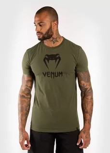 Koszulki sportowe męskie - Venum T-Shirt Koszulka Classic Khaki - grafika 1