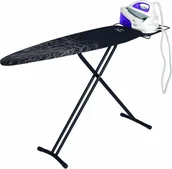 Deski do prasowania - Jata Hogar JATA Hogar tp520 deska do prasowania z regulacją wysokości i składane, aluminium, 161 x 45 x 15 cm, czarny TP520 - miniaturka - grafika 1