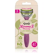 Maszynki do golenia i wkłady - Wilkinson XTREME3 Beauty Eco-green 4SZT - miniaturka - grafika 1