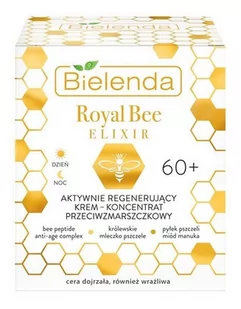 Bielenda ROYAL BEE ELIKSIR AKTYWNIE REGENERUJĄCY krem koncentrat do twarzy przeciwzmarszczkowy 60 +, 50 ml 22161 - Kremy do twarzy - miniaturka - grafika 1