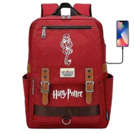 Plecaki - DUqi Harry Potter Nastolatki Mały i Średni Tornister Przedział komputerowy Tornister Plecak dla nastolatków kolor-5 - miniaturka - grafika 1