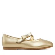 Buty dla dziewczynek - Baleriny Calvin Klein Jeans Ballerina V4A3-83042-1322 M Złoty - miniaturka - grafika 1