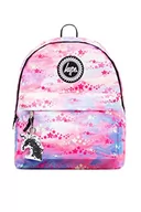 Plecaki - Hype Plecaki szkolne na co dzień dla dzieci chłopców dziewcząt mężczyzn i kobiet, Różowa pastelowa tęcza gwiazda, Rozmiar uniwersalny - miniaturka - grafika 1