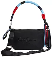Torebki damskie - Pepe Jeans Damska torba na ramię Lydia, jeden rozmiar, Czarny, Rozmiar Uniwersalny - miniaturka - grafika 1