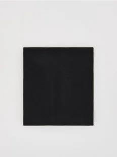 Reserved - Bawełniany komin - czarny - Apaszki i szaliki damskie - miniaturka - grafika 1