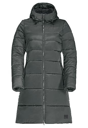 Jack Wolfskin EISBACH COAT W, Płaszcz outdoorowy Kobiety, slate green, XS