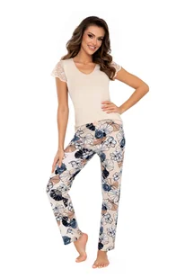 Piżama Sofia Light Beige - Piżamy damskie - miniaturka - grafika 1