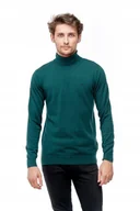 Swetry męskie - WRANGLER ROLL NECK KNIT PINE W8A22PG01 3XL - miniaturka - grafika 1