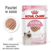 Mokra karma dla kotów - Royal Canin Kitten pasztet 12x85g - miniaturka - grafika 1