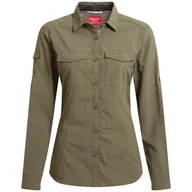 Koszulki sportowe damskie - Koszula damska Craghoppers NosiLife Adventure Long Sleeved Shirt III Rozmiar: XS / Kolor: zielony - miniaturka - grafika 1
