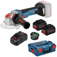 Szlifierki i polerki - Szlifierka kątowa BOSCH Professional GWX 18V-10 SC (2 akumulatory) - miniaturka - grafika 1