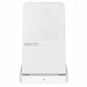 Ładowarki do telefonów - Xiaomi Ładowarka bezprzewodowa Vertical AirCool Wireless Charger Pro 50W, biała - miniaturka - grafika 1
