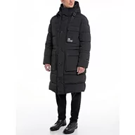 Płaszcze męskie - Replay płaszcz zimowy męski, 228 PIRATE BLACK, S - miniaturka - grafika 1