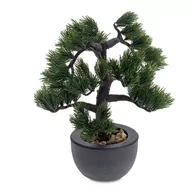 Sztuczne kwiaty - Drzewko Bonsai sztuczne 31 cm iglaste - miniaturka - grafika 1