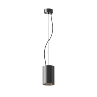 Lampy sufitowe - Lampa wisząca, krótka, czarna tuba P089PL-25W3K-B z serii EFIR - miniaturka - grafika 1
