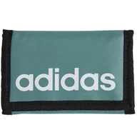 Portfele - Portfel adidas Linear Wallet JX9049 zielony one size - miniaturka - grafika 1
