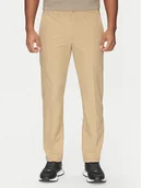 Spodnie męskie - BOSS Spodnie materiałowe T_Commuter 50534303 Beżowy Slim Fit - miniaturka - grafika 1