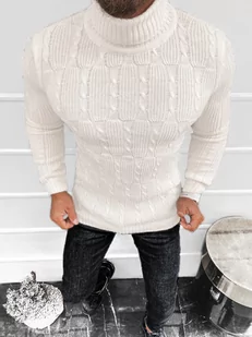 SWETER MĘSKI GOLF ECRU OZONEE L/2665 - Ozonee - Swetry męskie - miniaturka - grafika 1