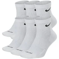 Skarpetki męskie - Nike skarpety do kostki białe Everyday Cushioned 6pack SX6899-100 M - miniaturka - grafika 1